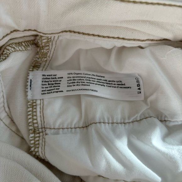 Eileen Fisher Jeans size 12, Skinny Ankle Raw Hem - Picture 9 of 14